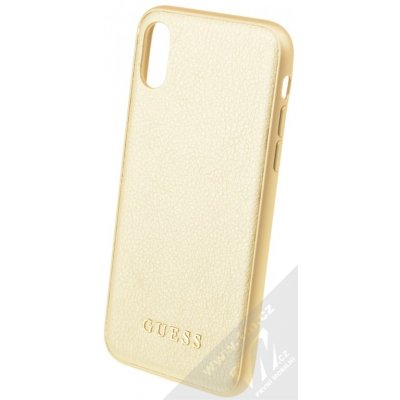 Pouzdro Guess Iridescent iPhone X zlaté – Zboží Mobilmania