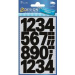 Avery Zweckform 3785 Samolepicí číslice, fólie, 25 mm, 28 ks, černé – Hledejceny.cz