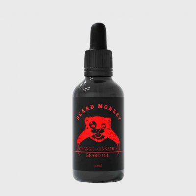 Beard Monkey Sweden Beard Monkey Orange & Cinnamon Beard Oil vyživující olej na vousy 50 ml – Zboží Dáma