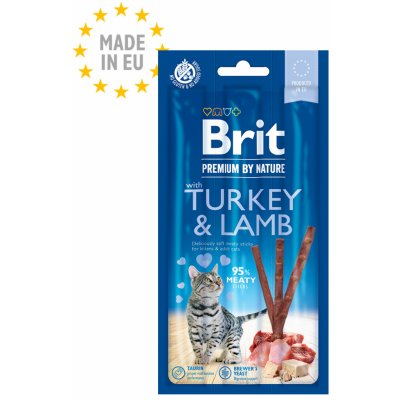 Brit Premium by Nature Cat 3 Sticks Turkey & Lamb 15 g – Zbozi.Blesk.cz