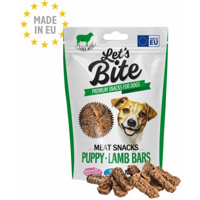Brit Let's Bite Meat Snacks Puppy Lamb Bars 80 g