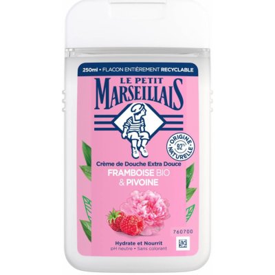 Le Petit Marseillais Raspberry&Peony krémový sprchový gel 250 ml – Zboží Mobilmania