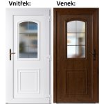 Soft Vchodové dveře 3D 302 Zlatý dub / Bílá 98x198 cm pravé – Hledejceny.cz