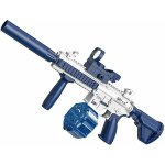 BATTLE Elektrická vodní pistole - M416, 2 zásobníky, modrá – Zboží Dáma