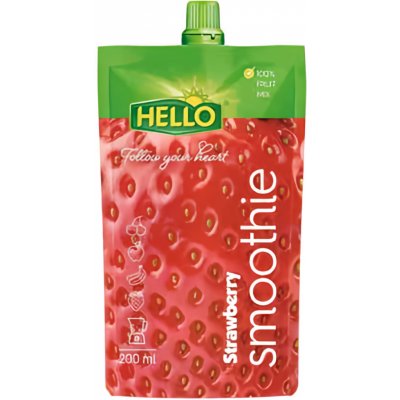 Hello Smoothie jahoda 200 ml – Zboží Dáma