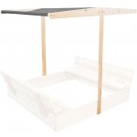 Aga Stříška na dětské pískoviště 120x120 cm Tmavě šedá – Hledejceny.cz