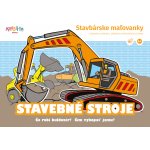 Stavařské omalovánky Stavební stroje – Zboží Mobilmania