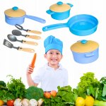 Teddies sada pánví s doplňky plast 11ks v sáčku – Zboží Dáma