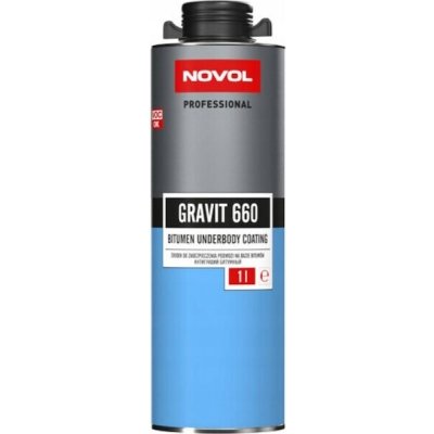 NOVOL ochrana podvozků GRAVIT 660 bitumen 1 l – Sleviste.cz