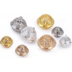 Rolničky filigránové Ø18 mm Ø26 mm 2 ks 7 Ø26 mm zlatá – Zboží Dáma