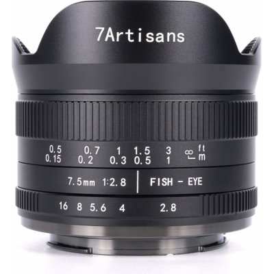 7Artisans 7,5mm f/2.8 MK II Fish-eye Canon EOS-M