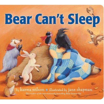 Bear Cant Sleep Wilson KarmaBoard Books – Zboží Mobilmania