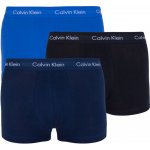Calvin Klein sada boxerek Cotton Stretch 3P Lr Trunk U2664G 4KU Blue ShadowCobalt WaterBlack – Zboží Mobilmania