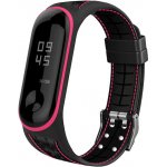 Xiaomi Mi Band 3/4 náhradní náramek Texturovaný Vzor: Lines, Růžová MBSCZ-TXT019 – Zboží Mobilmania