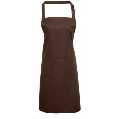 Cotton Classics Zástěra Colours lacl s kapsou dark brown – Hledejceny.cz