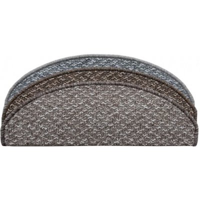 Schodišťové nášlapy Toledo (půlkruh a obdélník) Varianta: Toledo šedý 24x65 cm obdélník - SLEVA – Sleviste.cz