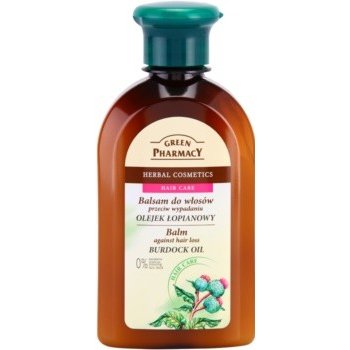 Green Pharmacy Hair Care Burdock Oil balzám proti padání vlasů 0% Parabens Artificial Colouring SLS SLES 300 ml