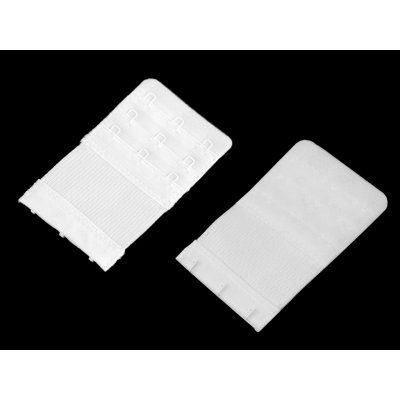 Prodloužení obvodu podprsenky šíře 55 mm trojřadé - bílá – Hledejceny.cz