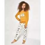 Cornette Kids Dogs Dívčí pyžamo oranžová – Zboží Dáma
