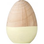 Bloomingville Dekorativní dřevěné vajíčko Nature střední – Zboží Dáma