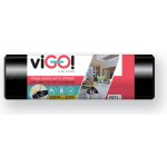 viGO! pytel LDPE zatahovací Q006 60l 20µm 15ks černý – Sleviste.cz