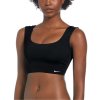 Nike Essentials Swim Crop Top black