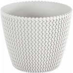 Prosperplast Květináč SPLOFY bílý 18.7 cm – Zboží Dáma