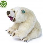 Eco-Friendly Rappa ový lední medvěd sedící 43 cm – Zbozi.Blesk.cz