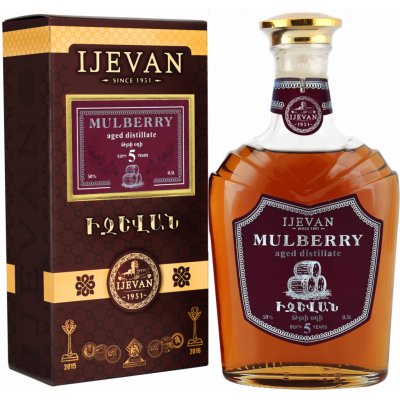 Ijevan Mulberry Brandy 5y 50% 0,5 l (karton) – Zboží Dáma