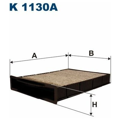 Filtr, vzduch v interiéru FILTRON K 1130A (K1130A) – Hledejceny.cz