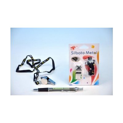 Wiky - Píšťalka kov 5cm se šňůrkou na krk smile na kartě 12ks – Zboží Dáma