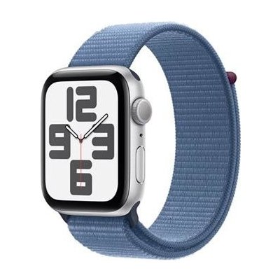 Apple Watch SE (2023) GPS 44mm sportovní provlékací řemínek ledově modrý - MREF3QC/A