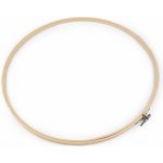 Vyšívací kruh bambusový extra velký Ø33 35,5 40 cm bambus světlý – Zboží Dáma