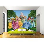 AG Design FTDS-2207 Dětská papírová fototapeta Princezny v zahradě rozměry 360 x 254 cm – Hledejceny.cz