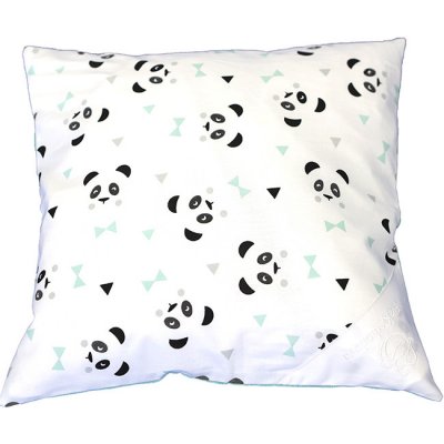 Eva Kiedroňová zoo panda tyrkys 30 x 30 cm – Zbozi.Blesk.cz