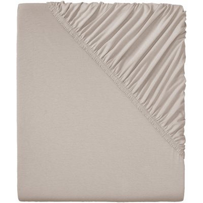Livarno Home Žerzejové napínací prostěradlo béžové 180-200x200 – Zboží Dáma