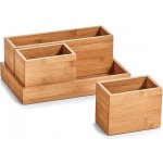 Zeller Present Bambusový organizér THINGS 3 nádoby + stojan Z25387 – Zboží Dáma