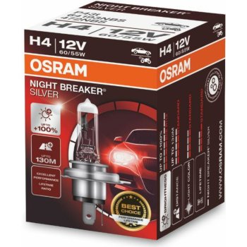 Osram Night Breaker Silver H4 P43t 12V 60/55W