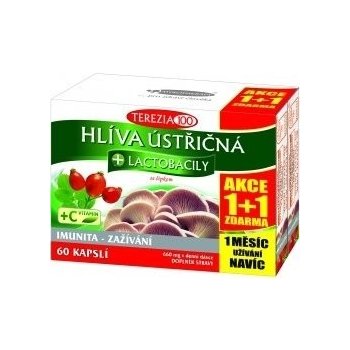 Terezia Company Hlíva ústřičná + laktobacily + vitamin C 60 kapslí