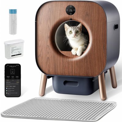 Pawbby Automatický samočistící záchod 64 x 50 x 49,6 cm – Zboží Dáma Pawbby Automatický samočistící záchod 64 x 50 x 49,6 cm – Zboží Dáma