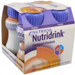 NUTRIDRINK COMPACT PROTEIN S PŘÍCHUTÍ BROSKEV A MANGO POR SOL 4X125ML – Hledejceny.cz