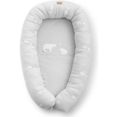 bonjourbébé bavlněné hnízdečko XL Polaris Grey – Zboží Mobilmania