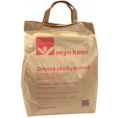 Mlýn Hamr Ovesné vločky krmné 5 kg – Zboží Dáma
