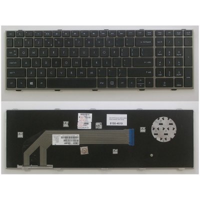 klávesnice HP Probook 4540 4540S 4545 4545S černá US – Zboží Mobilmania