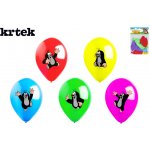 wiky Balónek nafukovací 30cm Krtek kamarádi sada 5 designu – Zboží Dáma