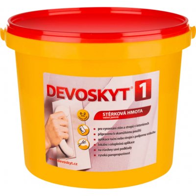 Devoskyt hrubost 1, stěrková hmota do interiéru, 5 kg – Hledejceny.cz