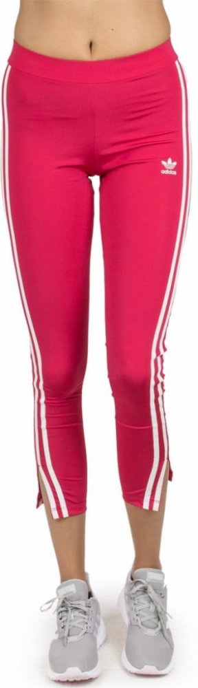 adidas dámské legíny Originals 3 Stripes červené růžové | Srovnanicen.cz