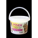 Písek pro činčily kyblík 3kg – Zboží Mobilmania