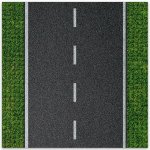 BRIXIES Plus 225.005 Designová podložka na stavění - rovná silnice 25,5 x 25,5 cm – Zboží Mobilmania