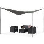 Garden Point Mallorca 3,5 x 3,5 m antracit GAP561 – Zboží Dáma